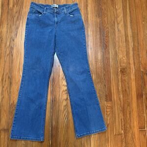 Signature by Levi Strauss Womens Jeans At Waist Bootcut Stretch Blue 12 Medium